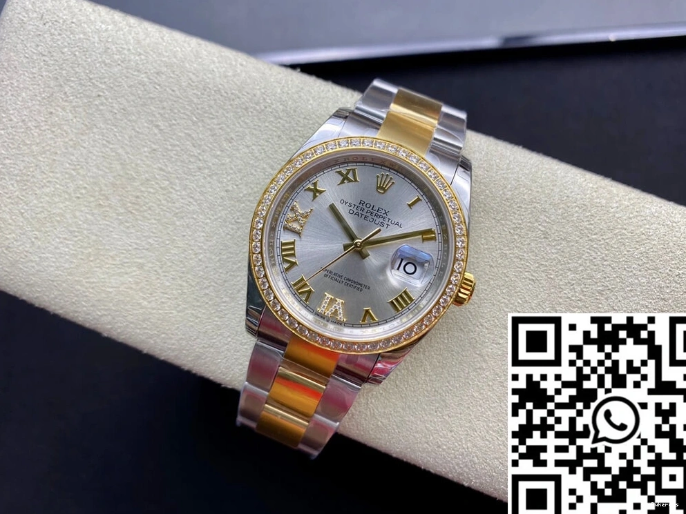 M126283RBR-0018 Datejust Bezel Factory EW Diamond-set Rolex 0217